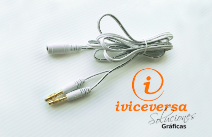 Cable coenector trnasformador escaparate led